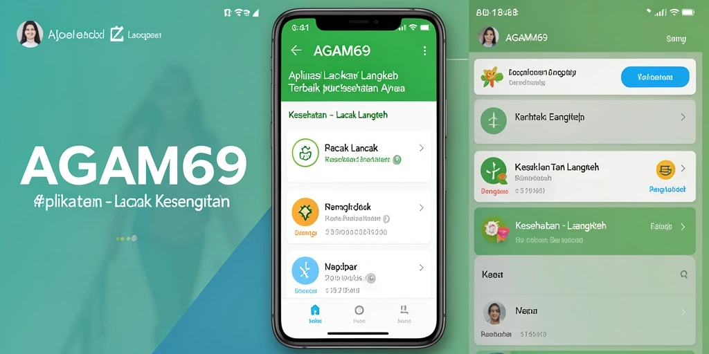Antarmuka AGAM69 menampilkan statistik langkah pengguna dengan jelas dan menarik.