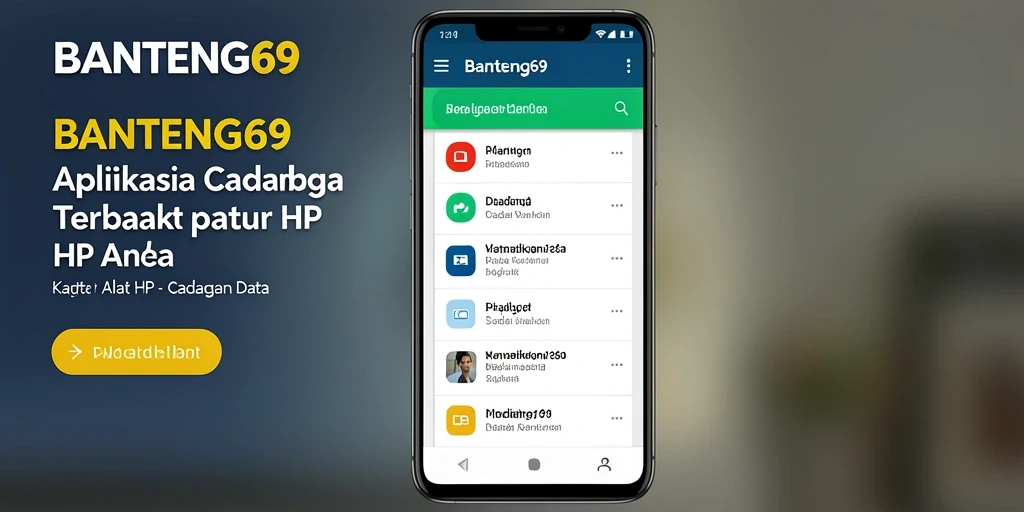 Tampilan antarmuka BANTENG69 yang sederhana dan efektif untuk cadangan data.