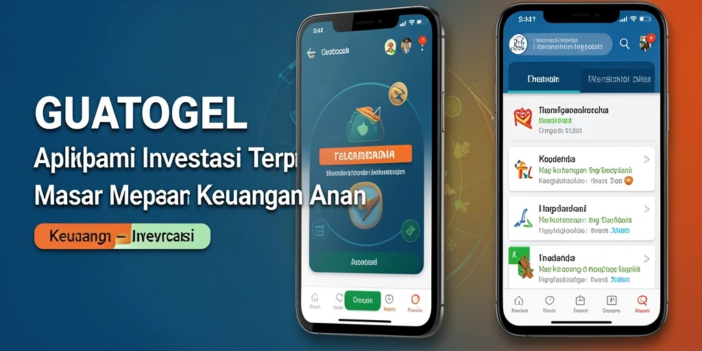 Antarmuka aplikasi GUATOGEL yang intuitif untuk investasi yang lebih baik.