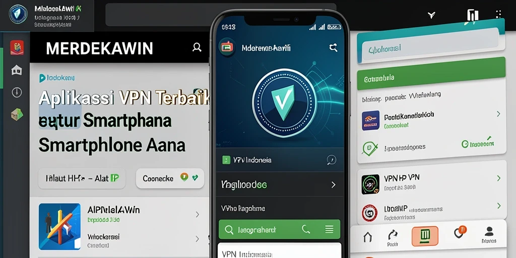 Tampilan antarmuka pengguna MERDEKAWIN yang intuitif dan ramah.