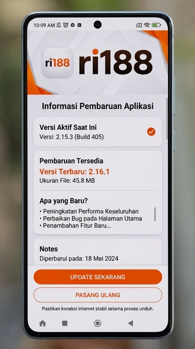 Riwayat Versi Aplikasi ri188 untuk Android